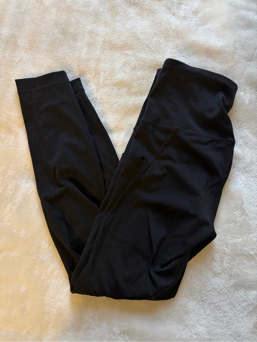 Black High-Waist Active Leggings - Women